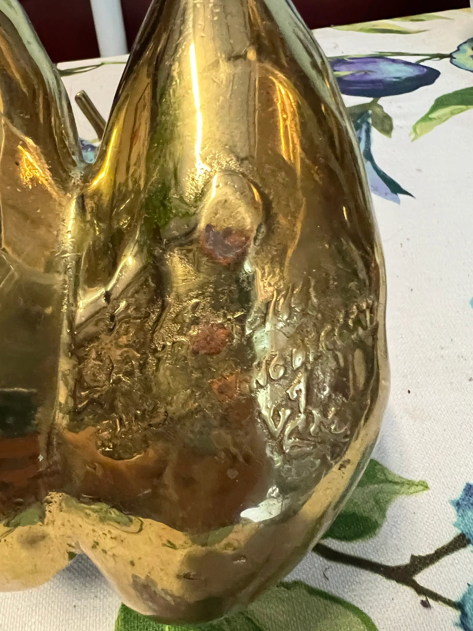 1970s Solid Brass Leaf Trays Catchall- Set of 2 - 2