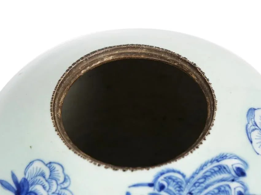 Antique 19th Century Chinese Porcelain Urn With Top - 4