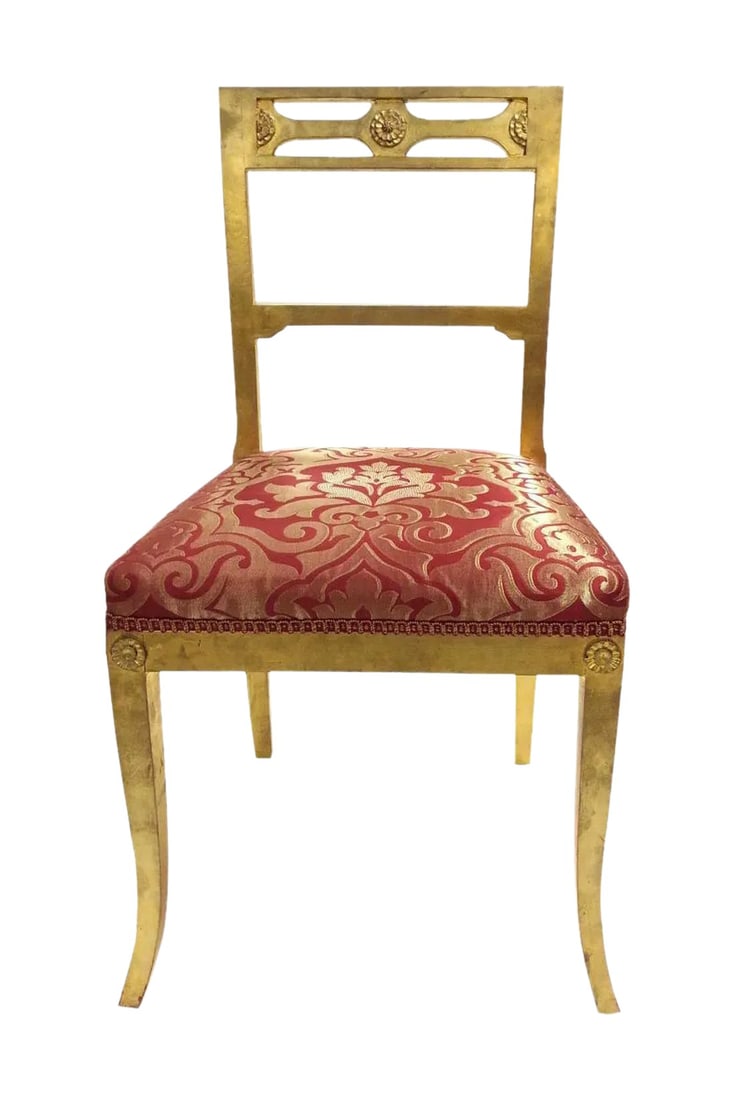 Gold Leafing Side Chair (1 of 2)