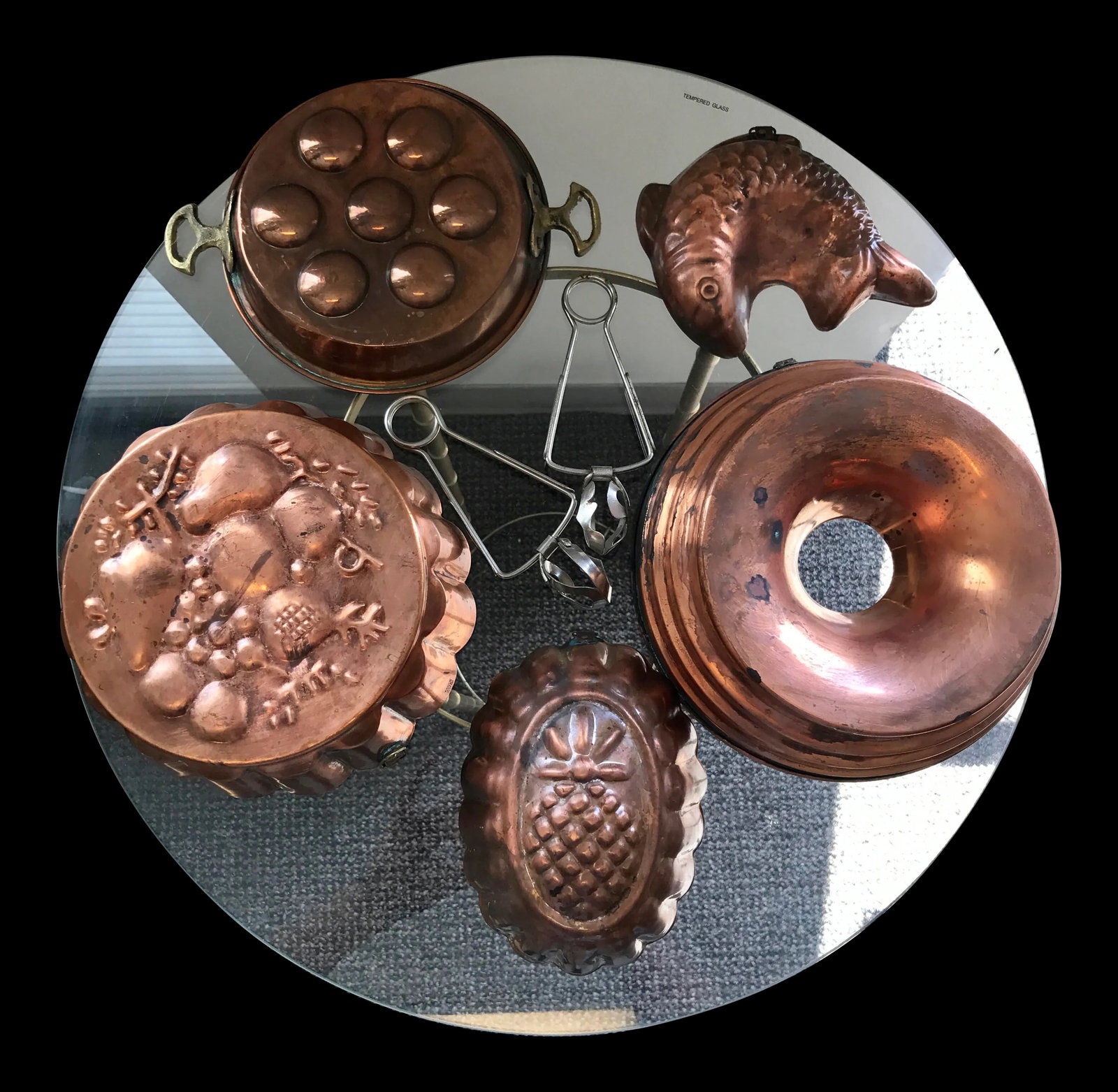 Copper Escargot Kitchen Collection - Set of 7 - 2
