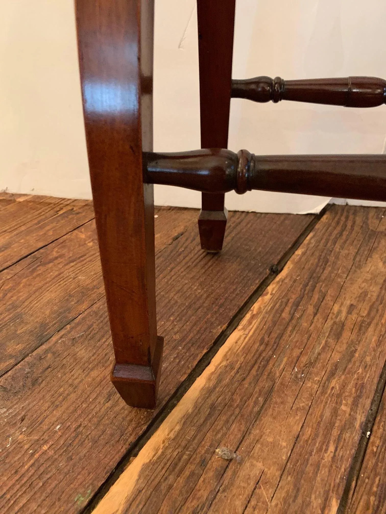 Campaign Style Mahogany Side or Dining Table - 7