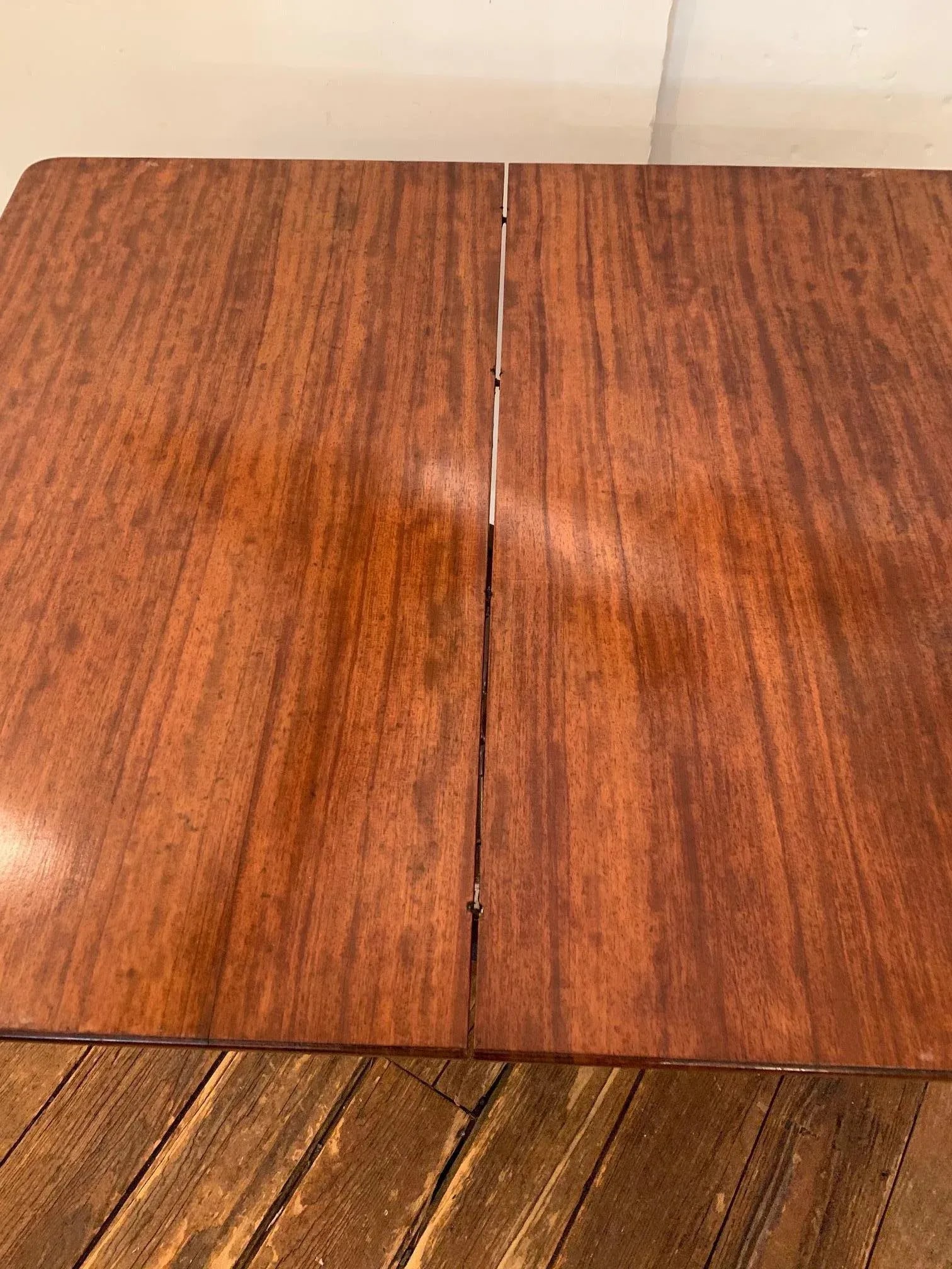 Campaign Style Mahogany Side or Dining Table - 9