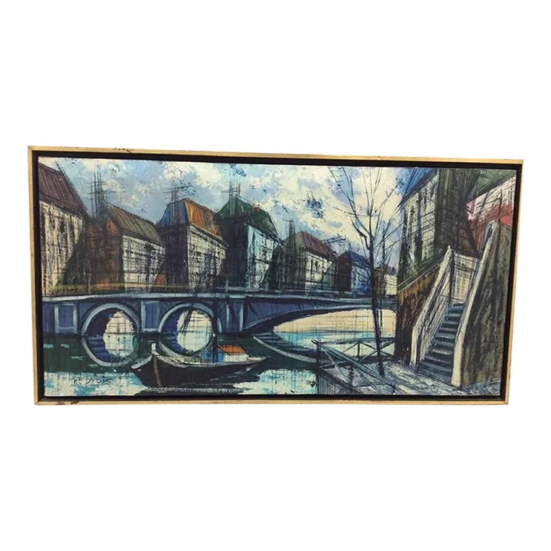 Pat Davis Modernist Landscape Painting (1 of 6)