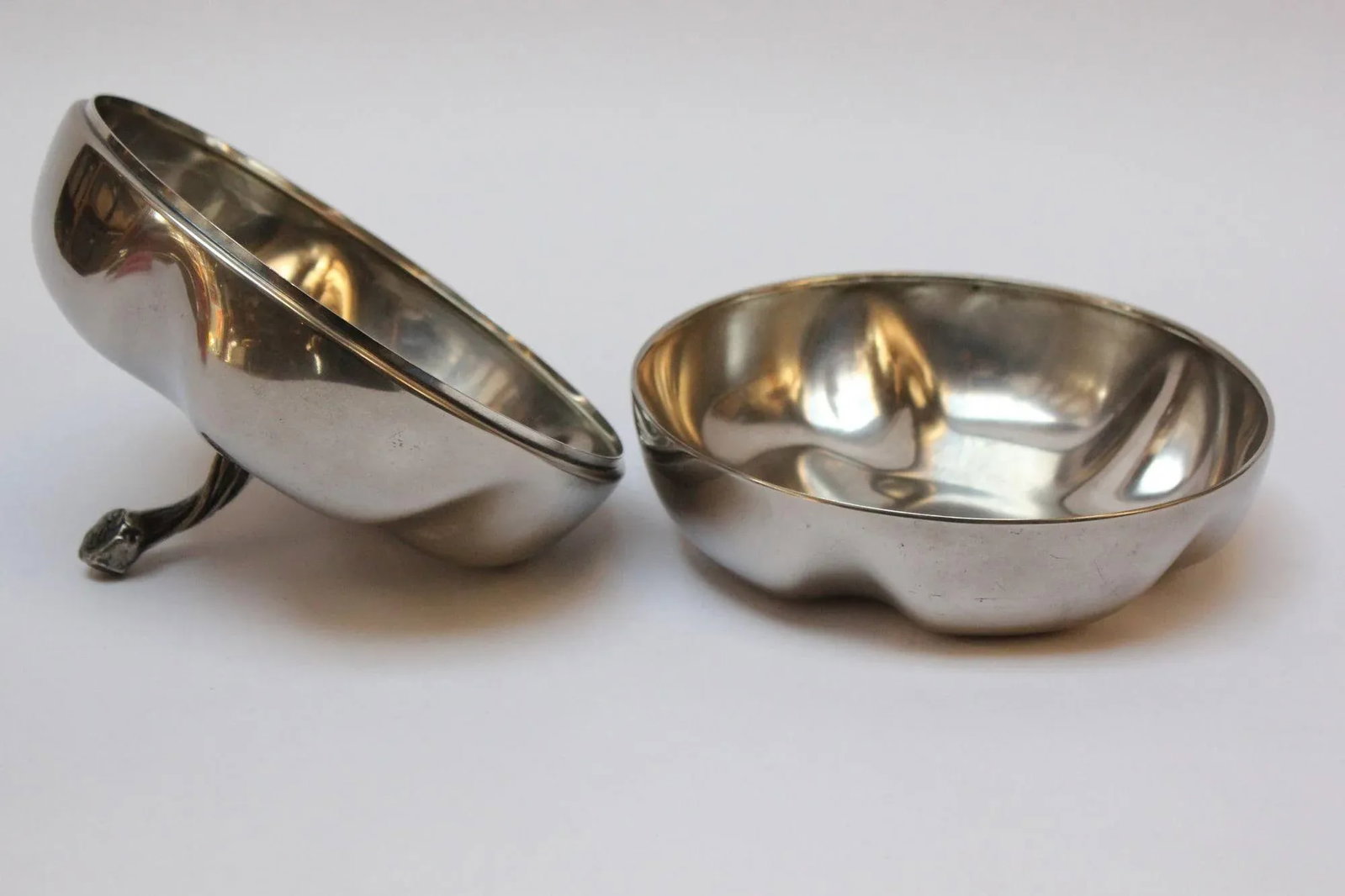 Mid-Century Italian Modern Silver-Plated "Squash" Lidded Serving / Candy Dish - 3