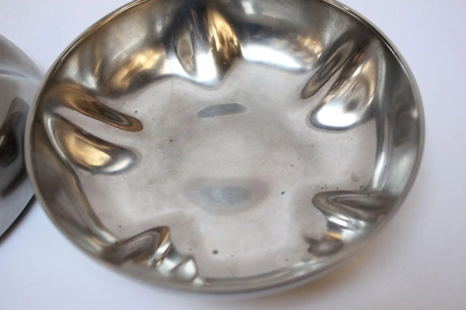 Mid-Century Italian Modern Silver-Plated "Squash" Lidded Serving / Candy Dish - 5