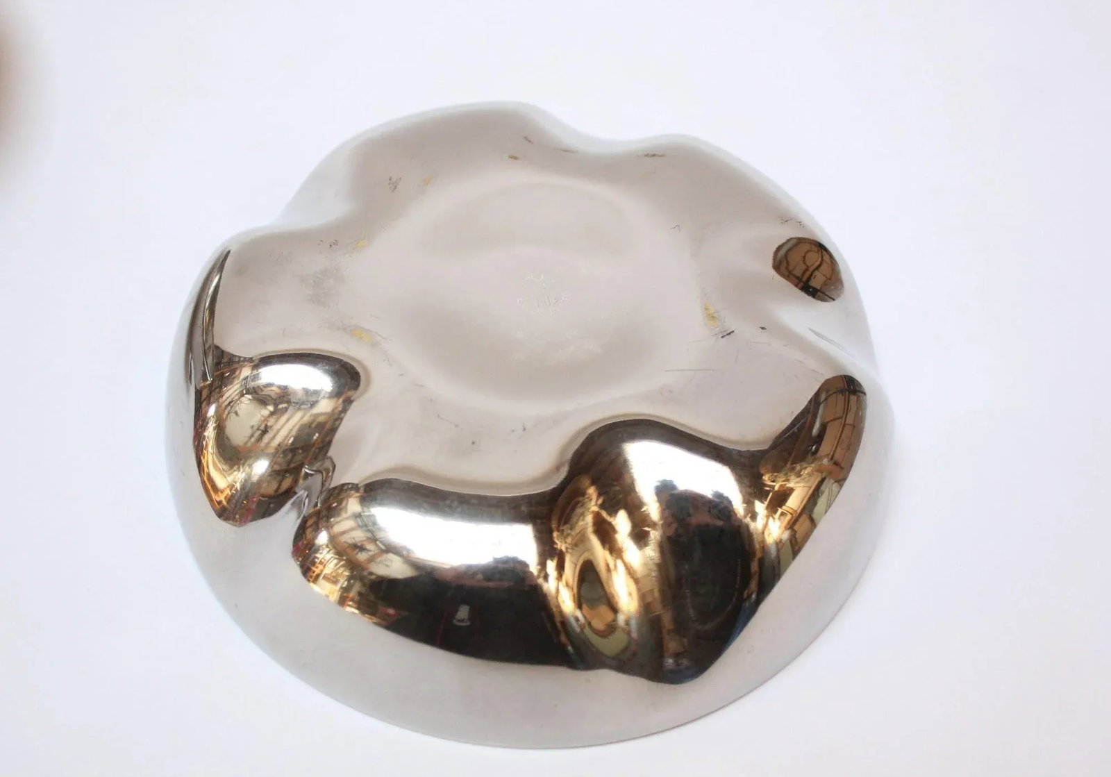Mid-Century Italian Modern Silver-Plated "Squash" Lidded Serving / Candy Dish - 9
