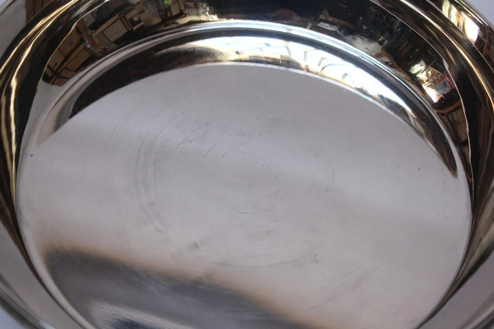 Mid-Century Italian Modern Silver-Plated Round Lidded Serving / Candy Dish - 7