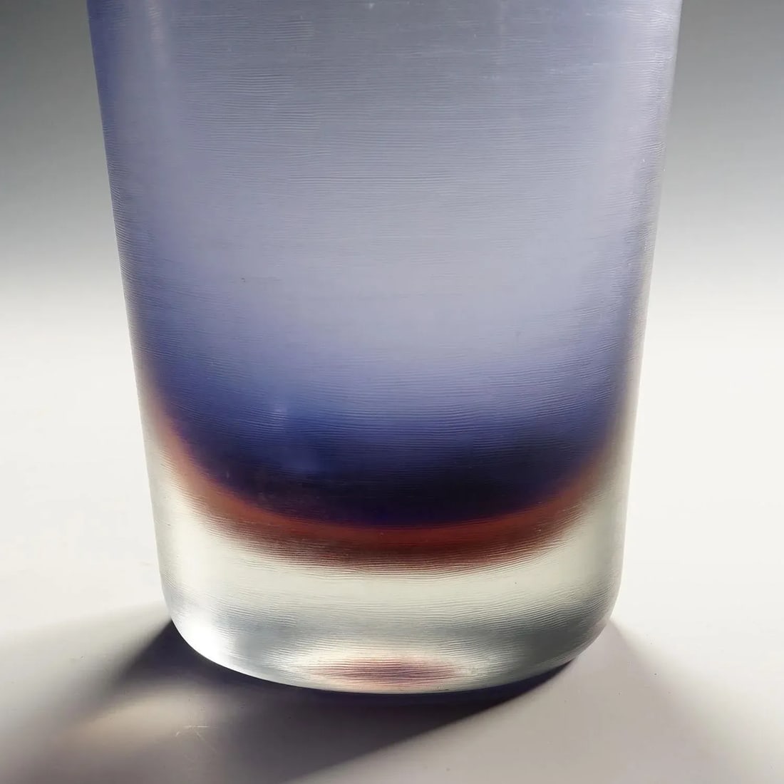 Large Venini Art Glass Vase With Inciso Decoration Paolo Venini, Murano 1956 - 3