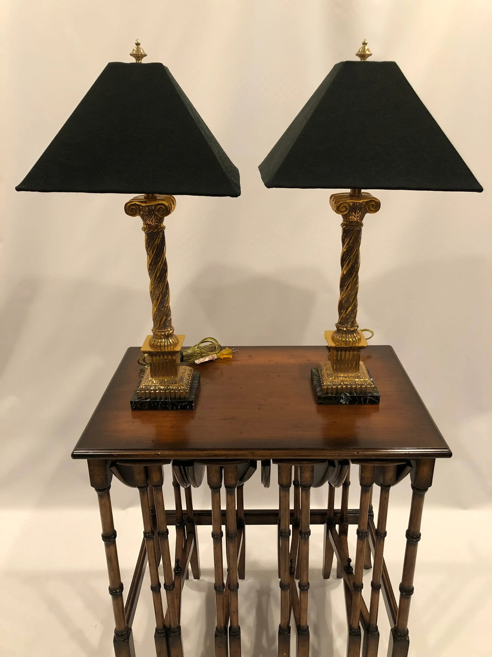 Frederick Cooper Brass Neoclassical Table Lamps -A Pair - 11