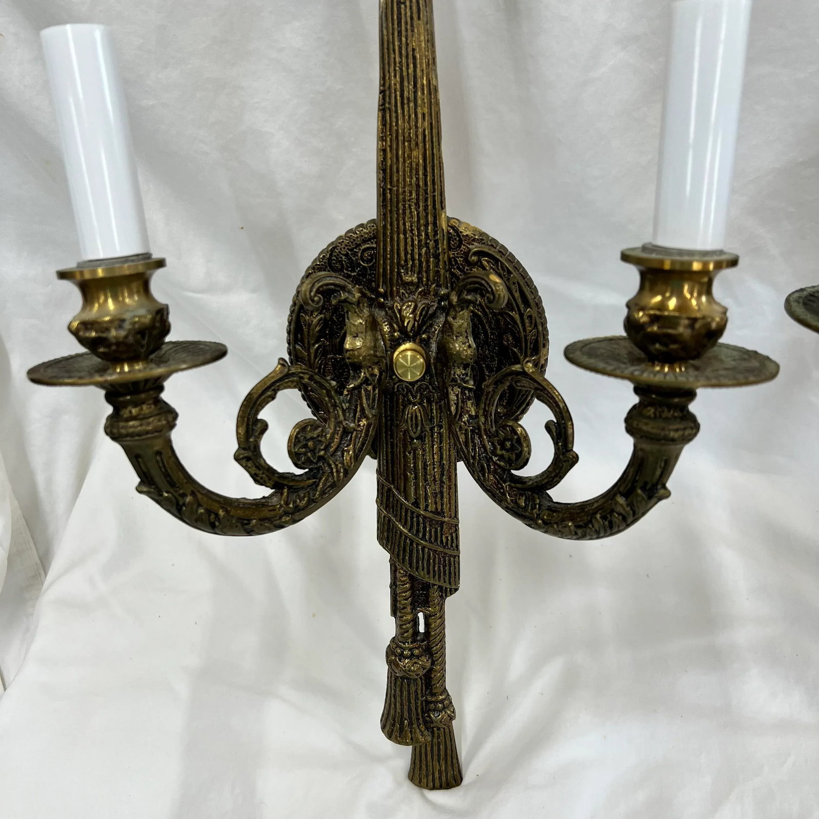 Mid Century French Style Electric Wall Sconces - a Pair - 5