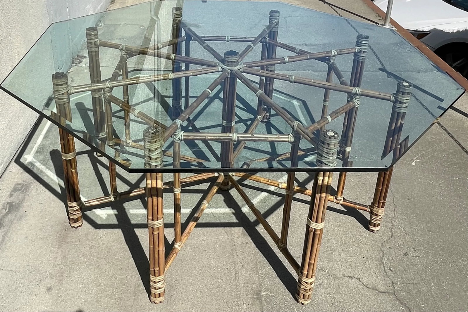 Octagonal McGuire Dining Table - 6