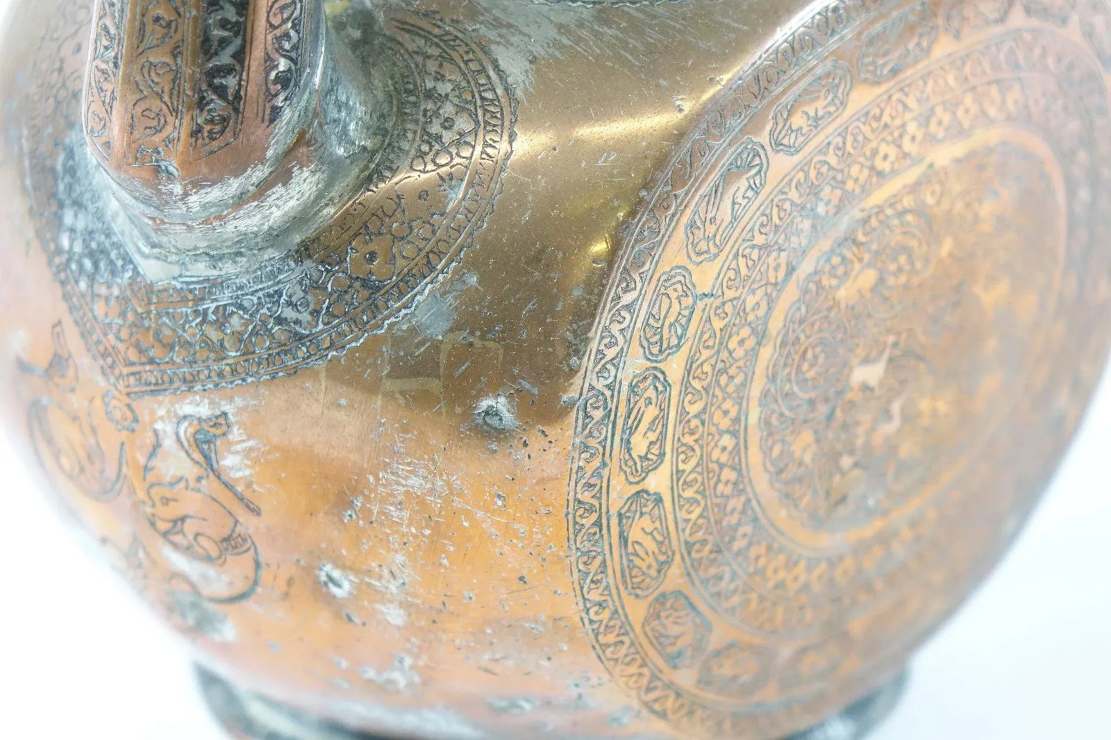Antique Copper Middle Eastern/Persian Water Ewer - 3