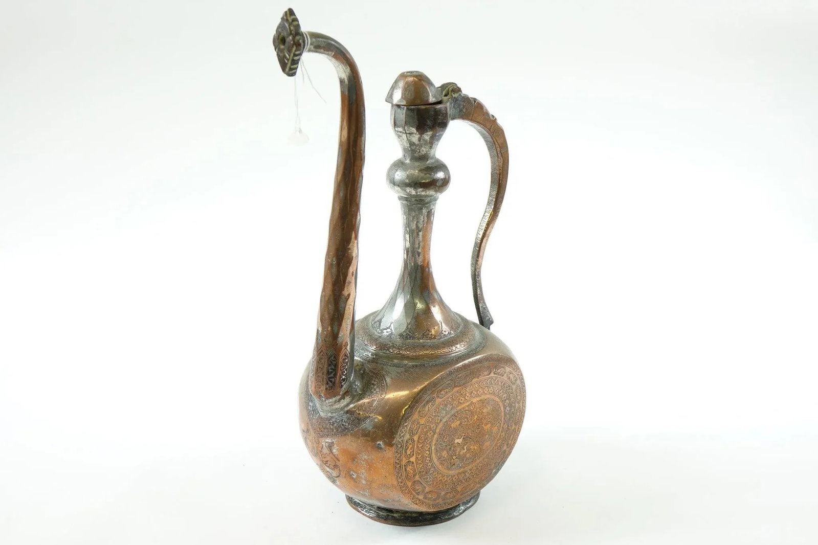 Antique Copper Middle Eastern/Persian Water Ewer - 5
