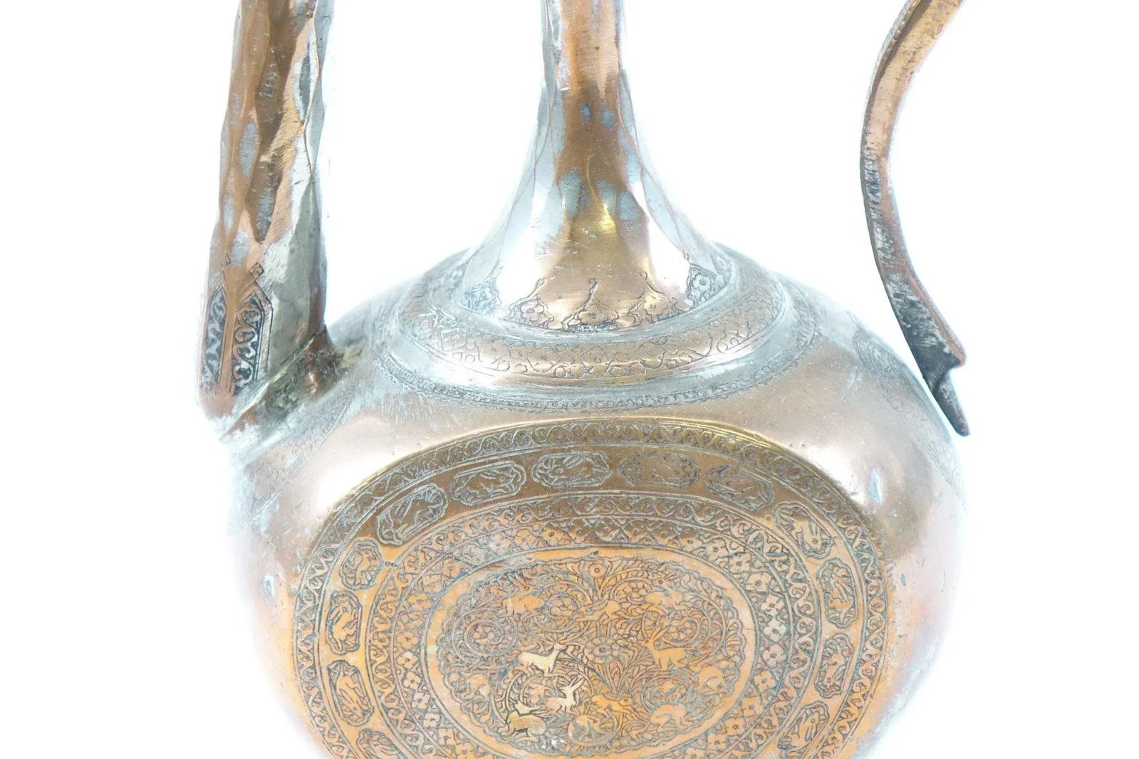 Antique Copper Middle Eastern/Persian Water Ewer - 6