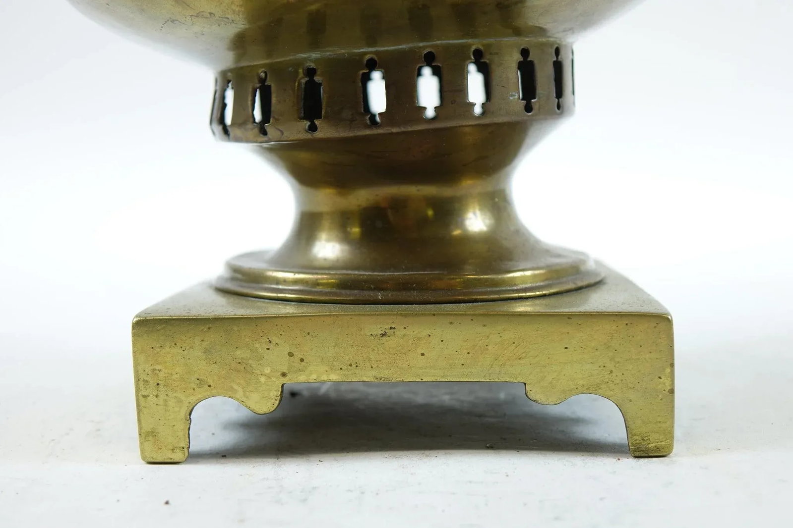 Antique Russian Brass Samovar - 2