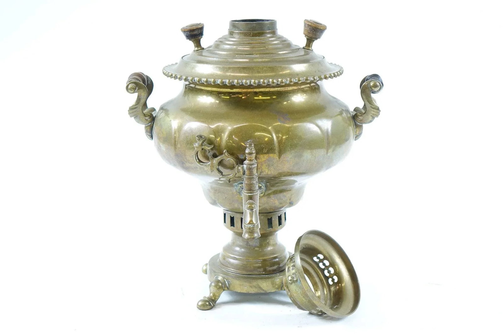 Antique Brass Samovar - 2