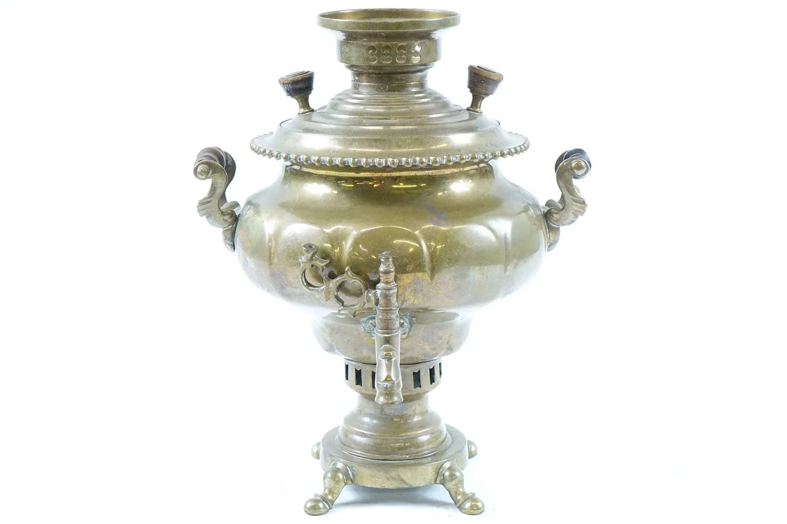 Antique Brass Samovar - 5