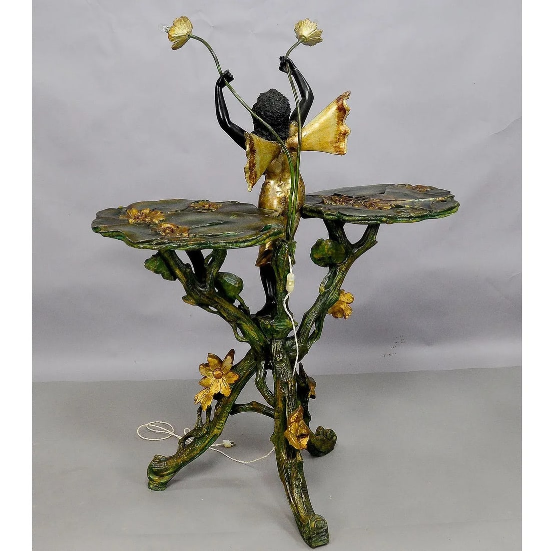 19th Century Venetian Grotto Table With Fairy Tale Elf - 2