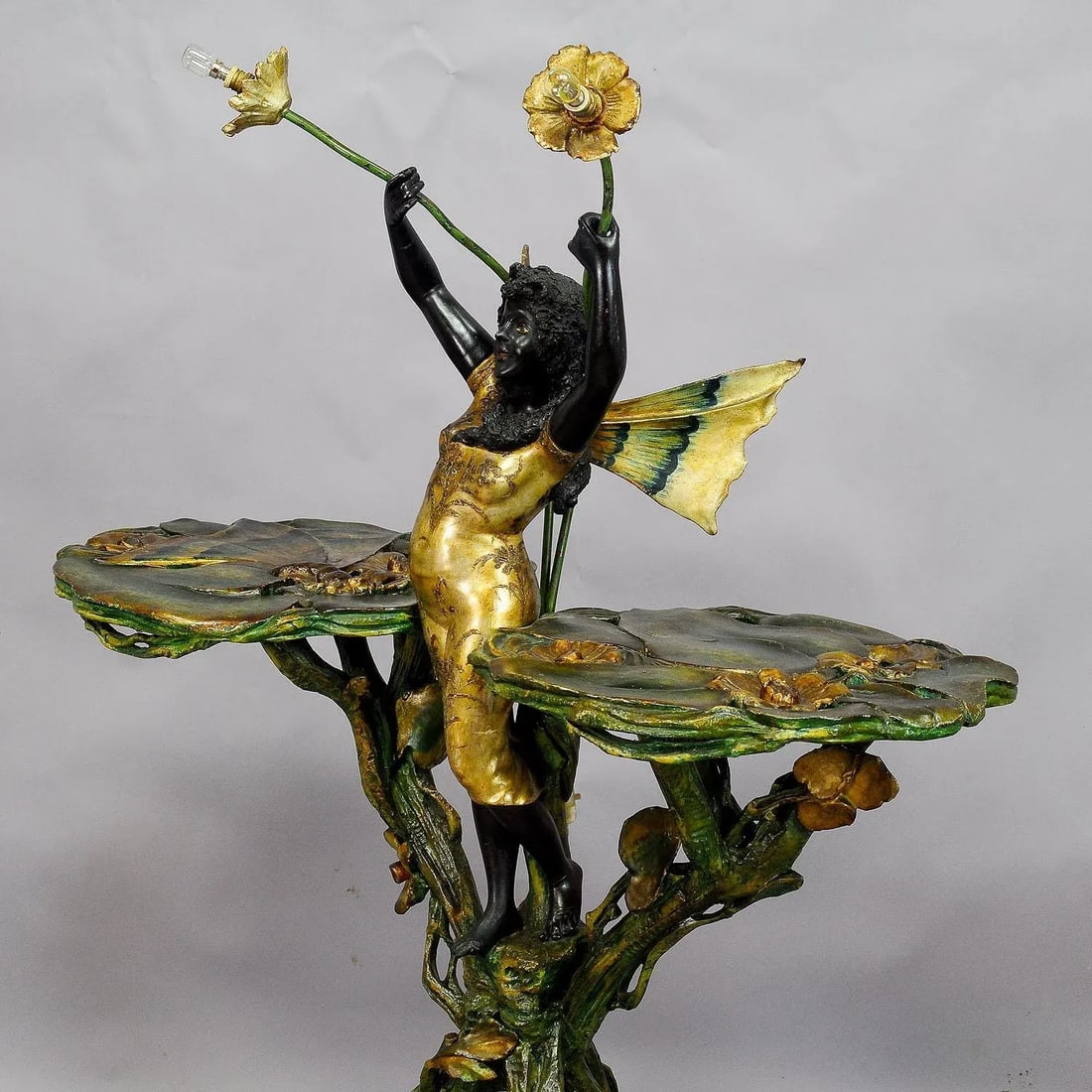 19th Century Venetian Grotto Table With Fairy Tale Elf - 5