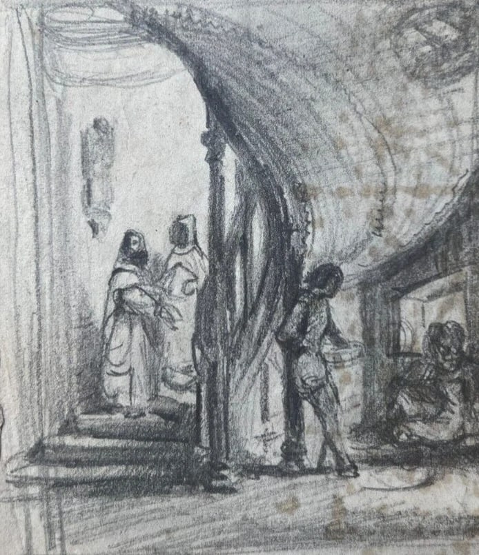 People Life Scene Sketch 19th century - Drawing Antique Original: Title: People Life Scene Sketch 19th century - Drawing Antique Original Description: Pencil on paper 12 x 10 cm / 4.72 x 3.93 inches stains, small cuts, folds Reserve: $100.00 Shipping: Domestic: Flat