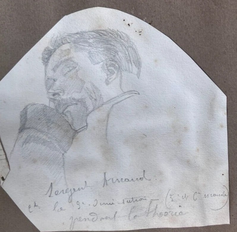Man, Putti, Angel Portrait 19th century Antique Original Drawing: Title: Man, Putti, Angel Portrait 19th century Antique Original Drawing Description: Pencil on paper 20 x 12 cm stains, small cuts, laminated on paper Reserve: $50.00 Shipping: Domestic: Flat-rate of 