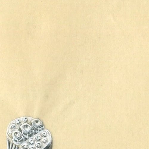 Vintage Original Jewelry Drawing Art Deco Diamond Ring - 5