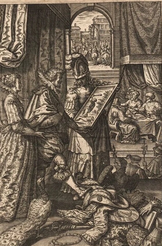 Antique Etching Léonard GAULTIER (1561-1630) History, Royalty, War, Religion: Title: Antique Etching Léonard GAULTIER (1561-1630) History, Royalty, War, Religion Description: Engraving on paper 20 x 14.5 cm stains, folds, laminated on paper Reserve: $180.00 Shipping:
