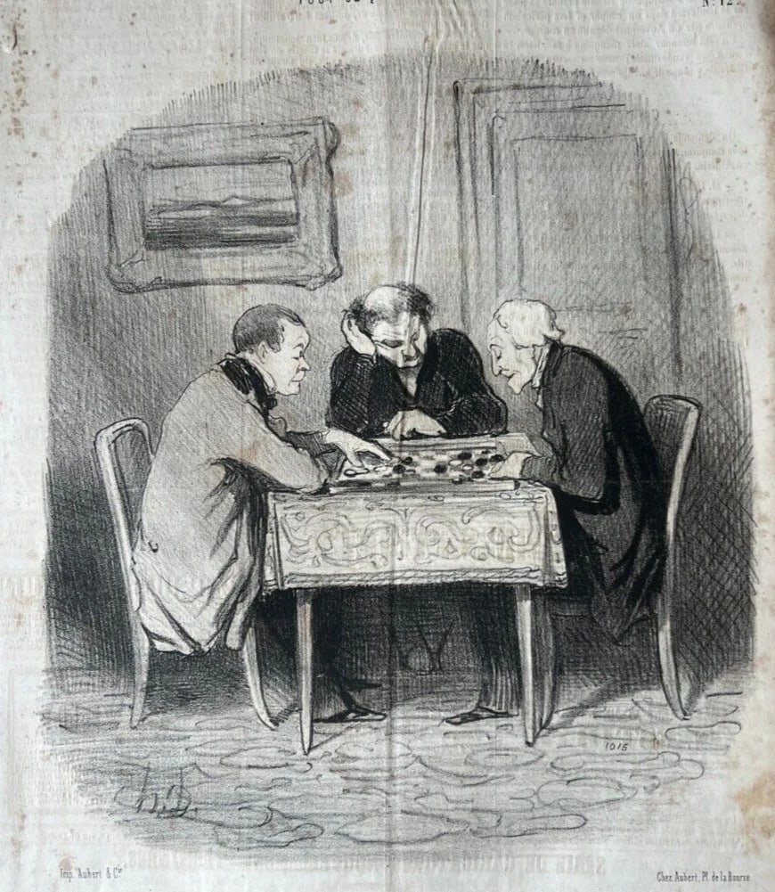 19th century Daumier, Tout ce qu'on voudra, Parisien, Police - Antique Print (1 of 8)