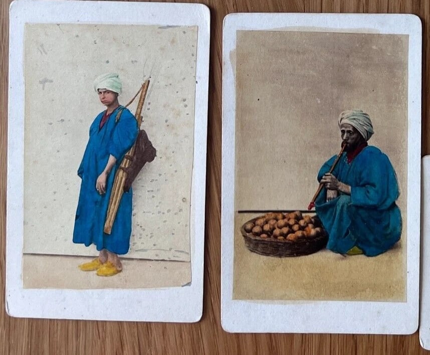 CDV Photograph Orientalist Portrait, Man c.1870 x7 - 2
