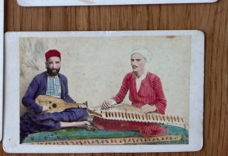 CDV Photograph Orientalist Portrait, Man c.1870 x7 - 6