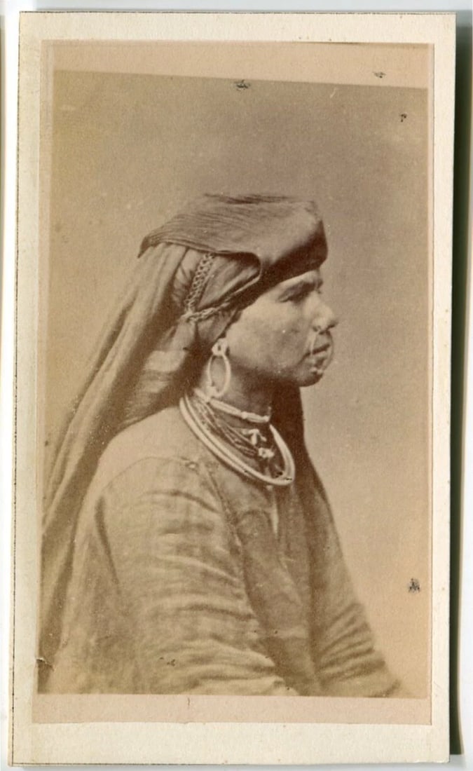 CDV Photograph Orientalist Portrait, Women x9 - 3