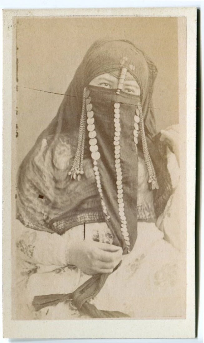 CDV Photograph Orientalist Portrait, Women x9 - 5