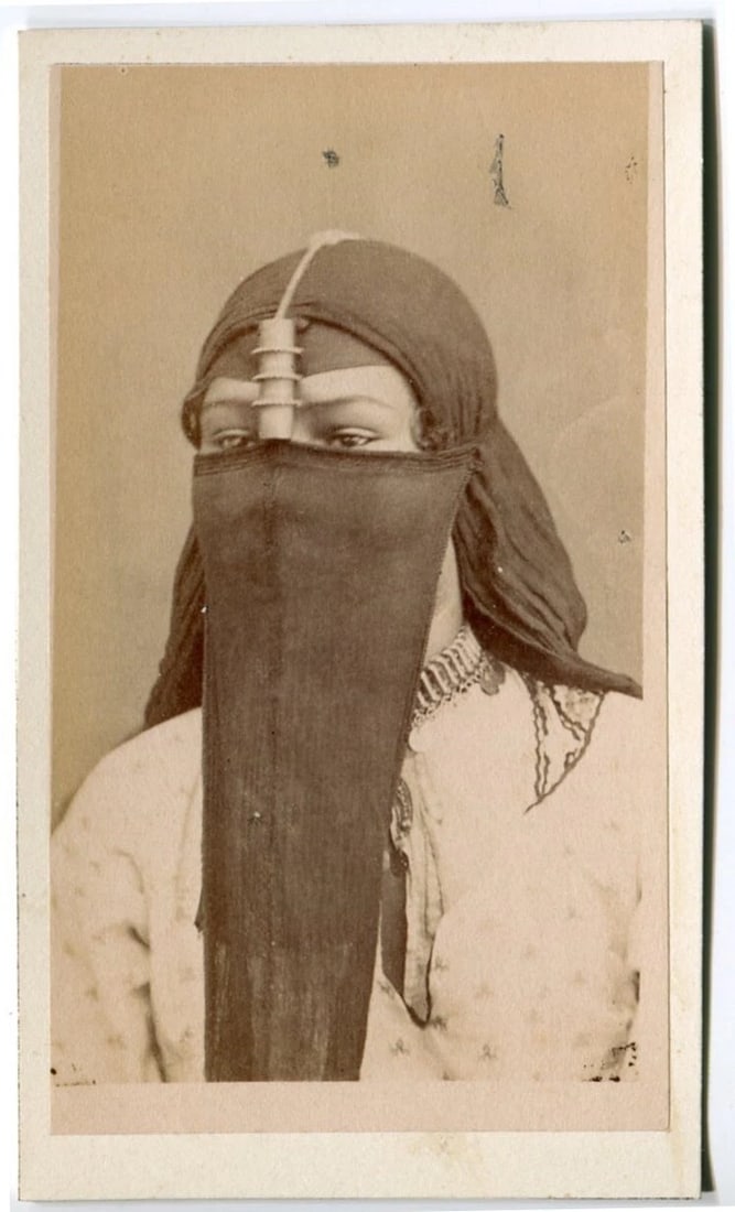 CDV Photograph Orientalist Portrait, Women x9 - 8