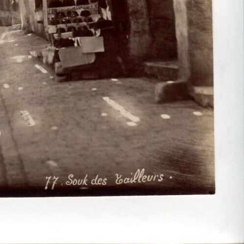 Vintage Photographs Africa, Orientalism, Tunis, Souk - 7