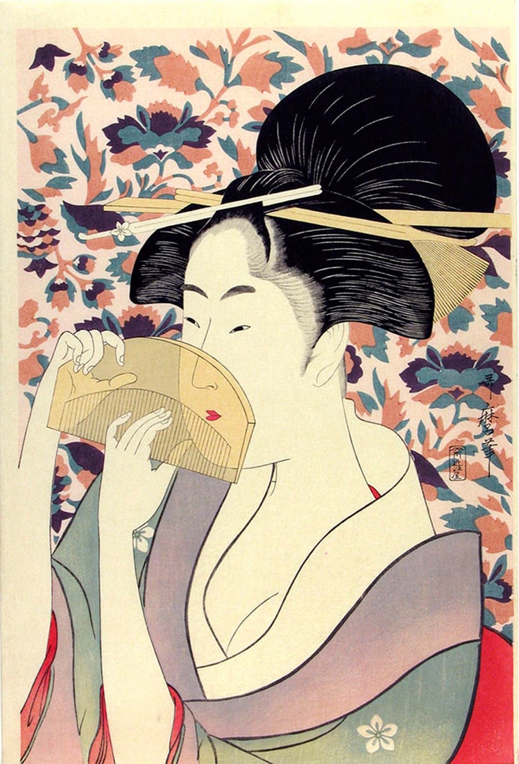 UTAMARO, Kitagawa (1750-1806): Hair-comb (1 of 1)