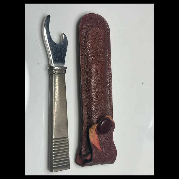 Vintage Sterling Silver Denmark Bottle Opener - 2