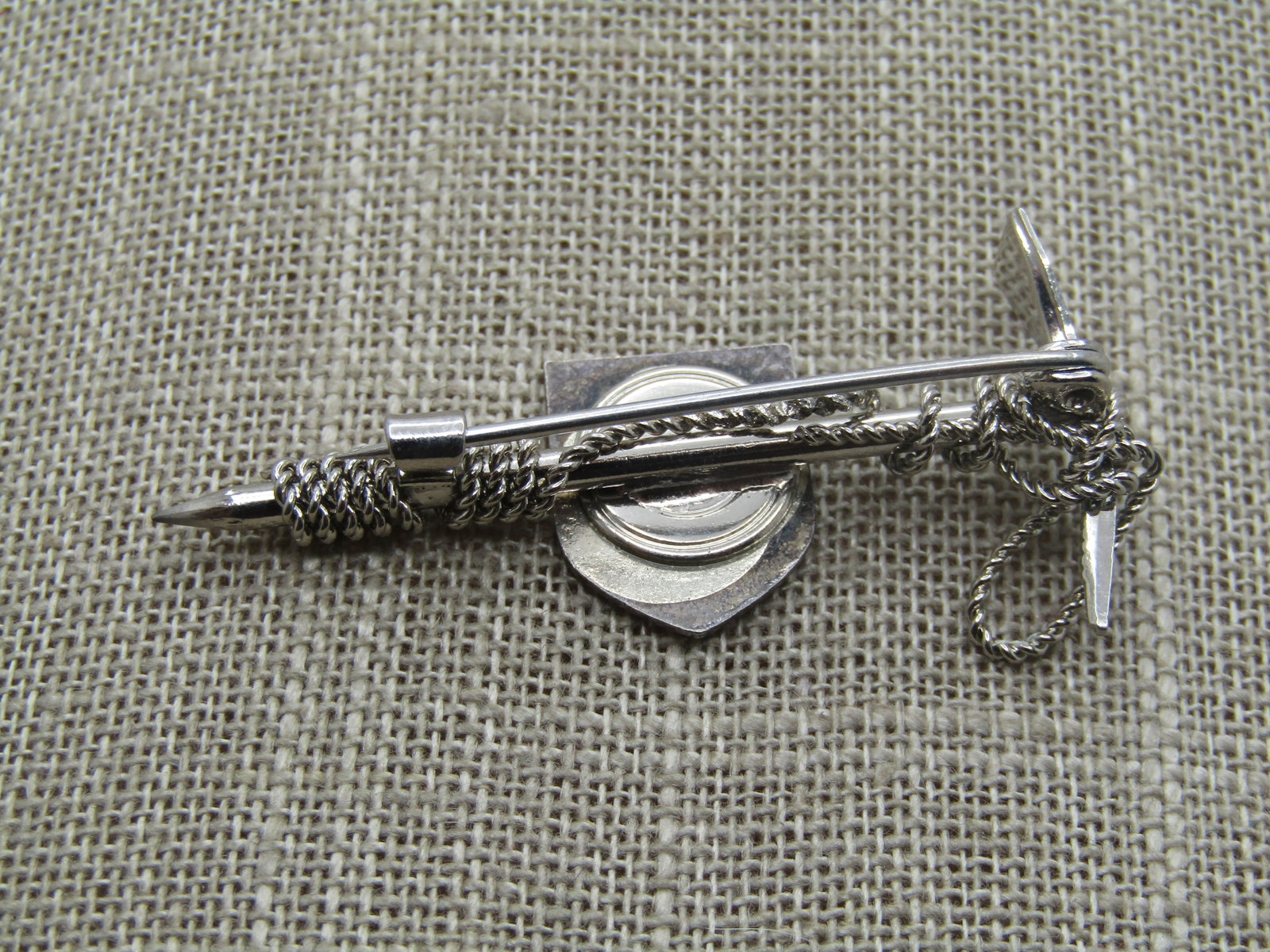 Vintage Oberammergau Hiking Brooch, Souvenir/Collector Brooch, Germany , 1960's - 4