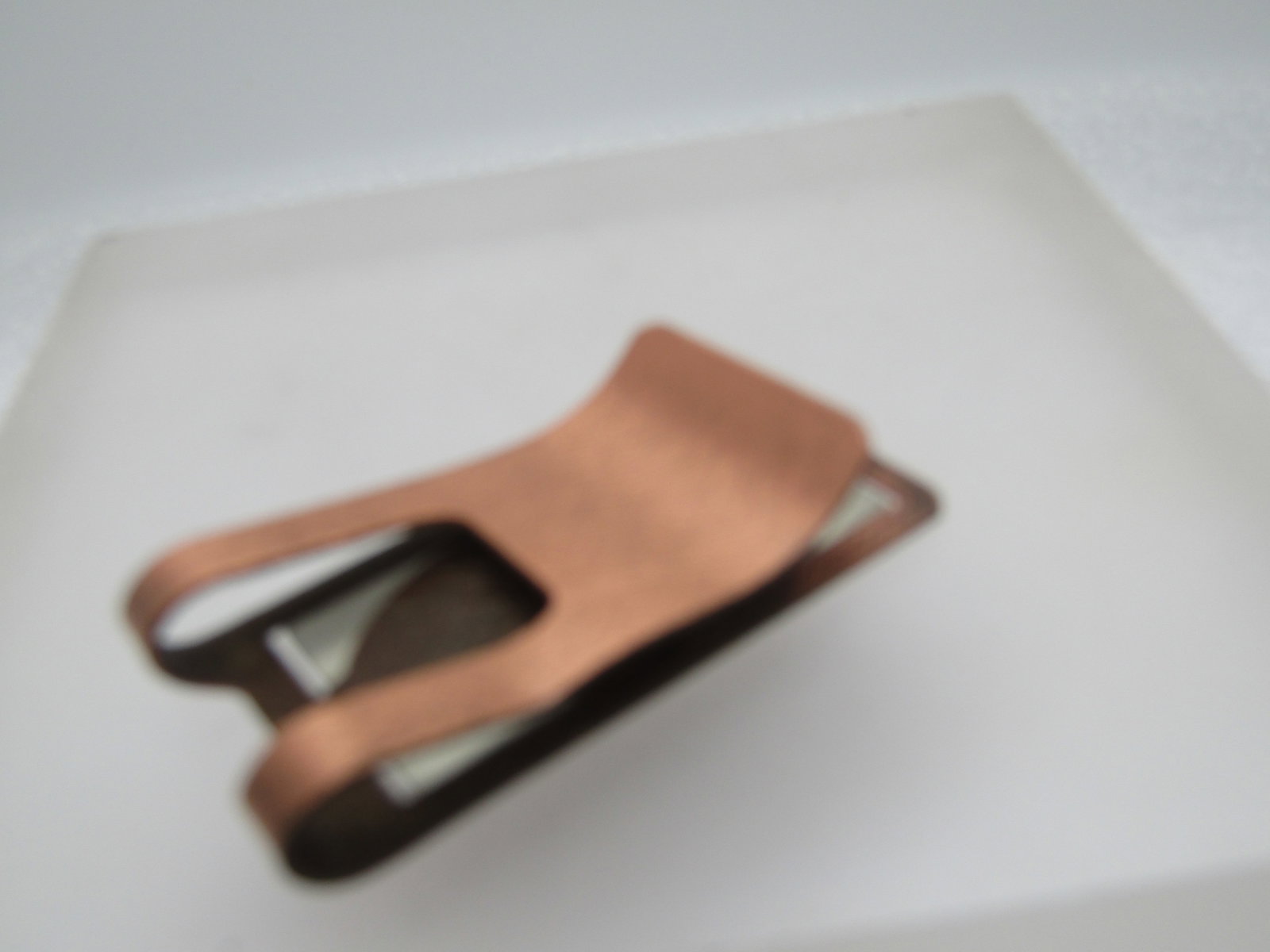 Vintage Southwestern Cowboy Money Clip , Copper & Brass, Original Card, 1960's-1970's - 3