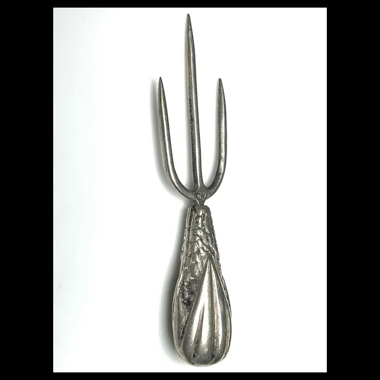Vintage Sterling Silver Corn and the Cobb Fork - 2