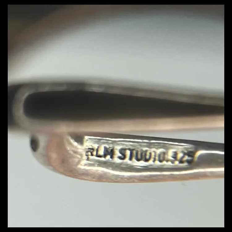 Estate RLM Modernist Rectangle Earrings - 6