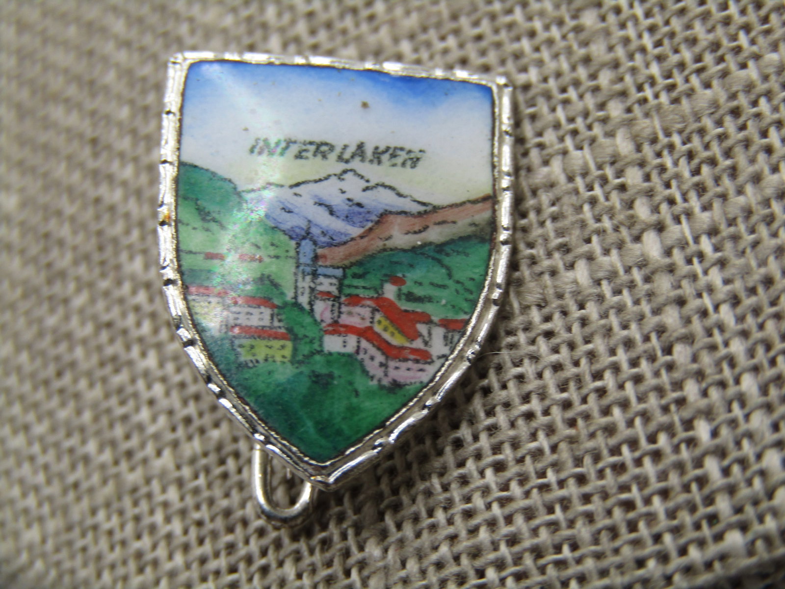 Vintage Interlaken Swiss Souvenir/Collector Brooch, Scenic, 1950's-1960's - 2