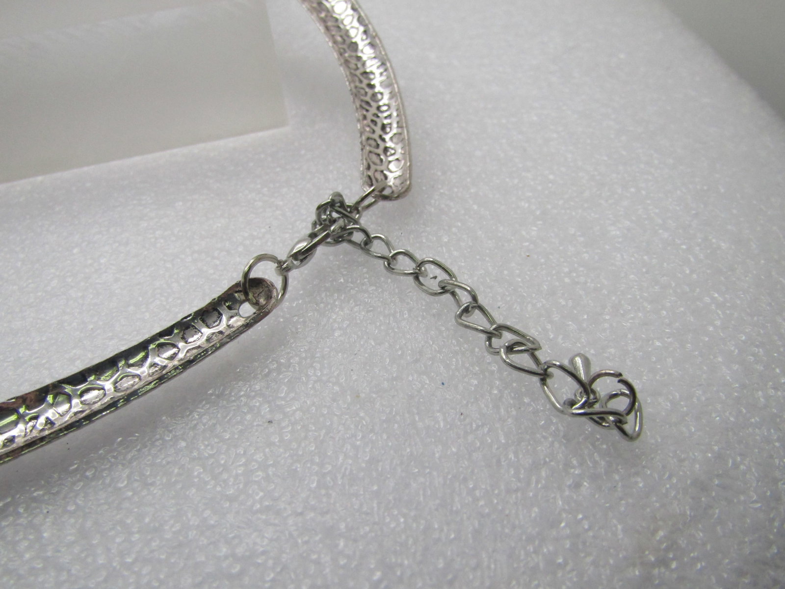 Vintage Wide Collar Necklace, 15"-18", 1980's - 5