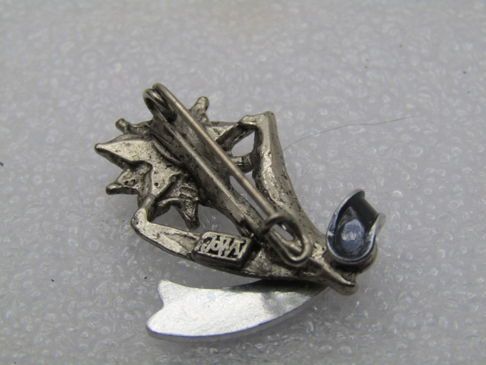 Vintage Innsbruck Edelweiss Enameled Brooch, 1960's - 4