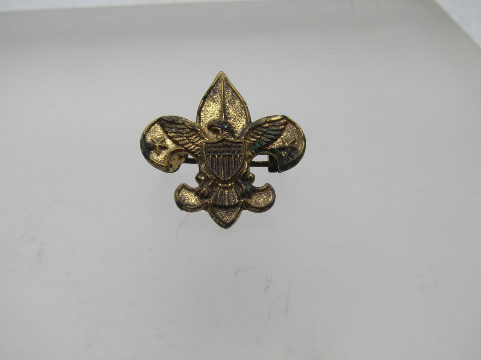 Vintage Boy Scout Logo Brooch, PAT. 1911, Mid-Century (1 of 4)