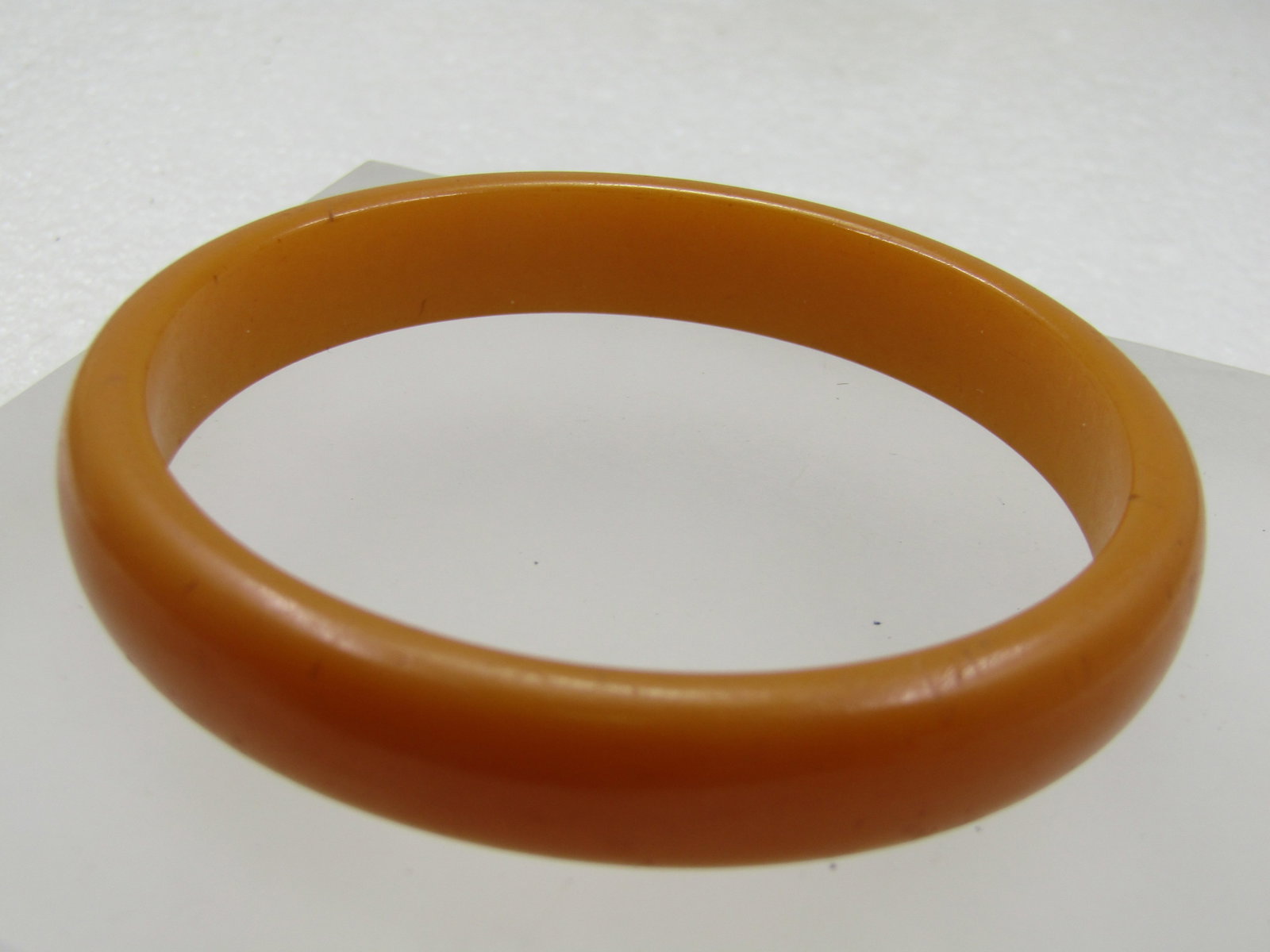 Vintage Butterscotch Lucite Bracelet, 8", 1960's - 2