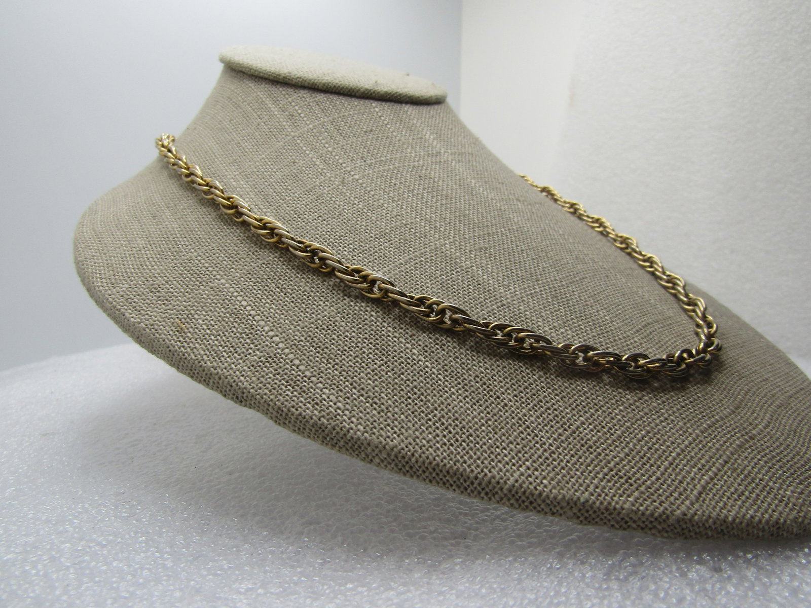 Vintage Heavy Multi-Link Chain Necklace, 22", 5mm, 1960's-1970's - 3