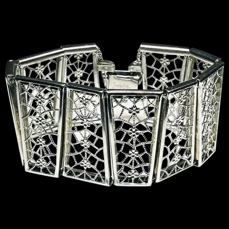 Estate Judy Lee Filigree Bracelet (1 of 7)