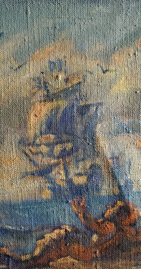 Oil painting Amphitrite before the sea Daniil Litvinov - 4