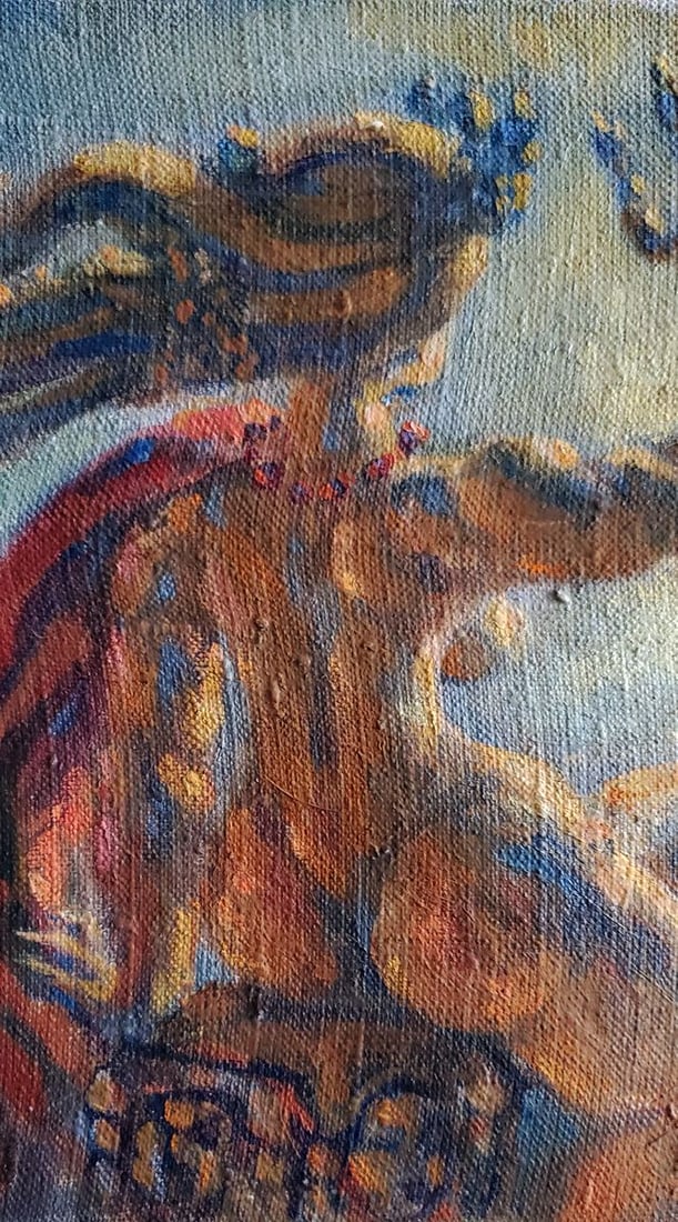 Oil painting Amphitrite before the sea Daniil Litvinov - 6