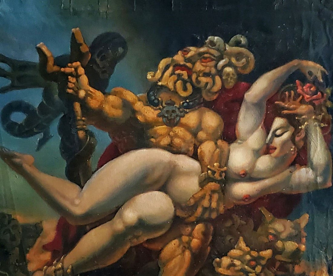 Oil painting The Abduction of Proserpina Daniil Litvinov - 2